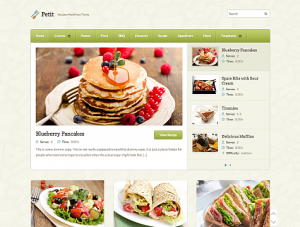 Petit WordPress theme